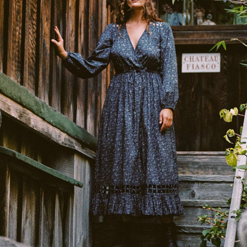 Christy Dawn The Sarah Dress | Color: Ginkgo Black